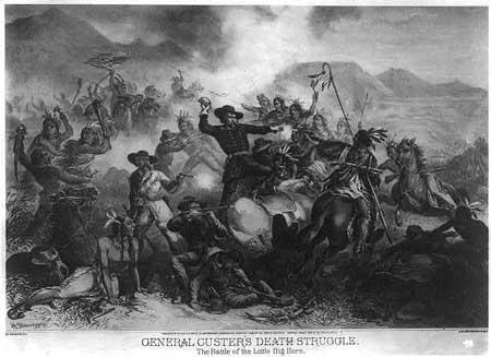 Custer Death Struggle