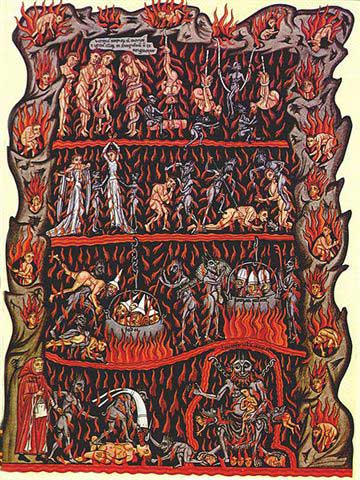 Hell by Herrad of Landsberg