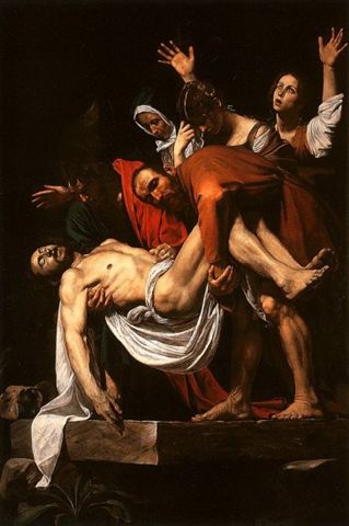 The Entombment of Christ by Caravaggio