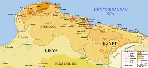 North Africa map