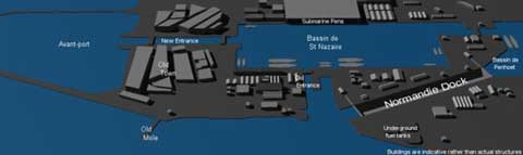 St. Nazaire map